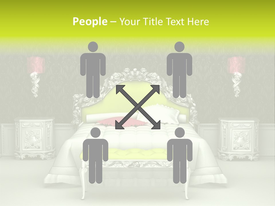 Cushion Pillow Fashionable PowerPoint Template