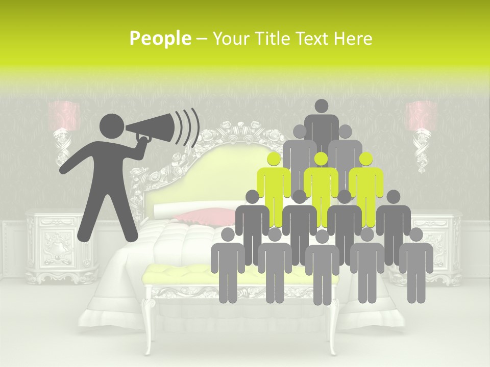 Cushion Pillow Fashionable PowerPoint Template