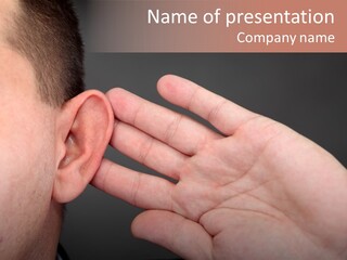 Using Closeup Perception PowerPoint Template