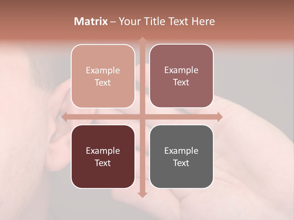 Using Closeup Perception PowerPoint Template