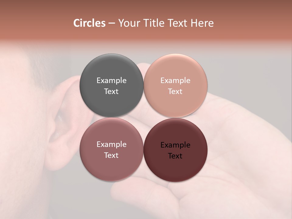 Using Closeup Perception PowerPoint Template