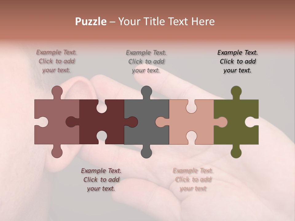 Using Closeup Perception PowerPoint Template