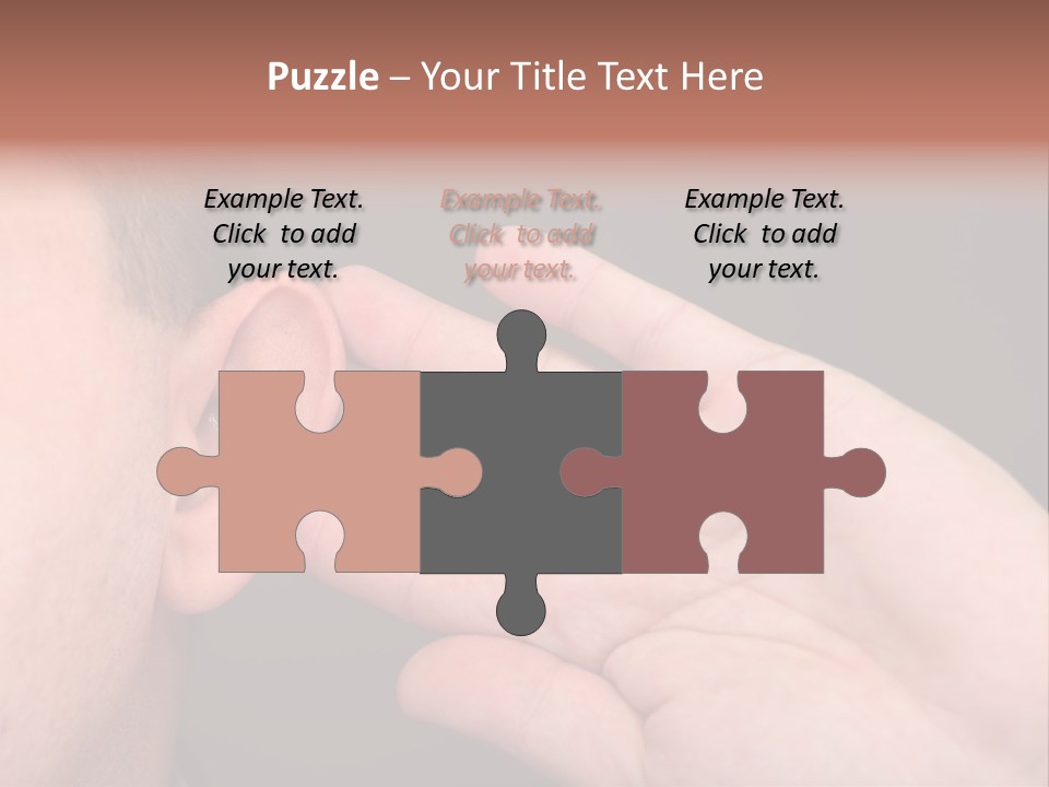 Using Closeup Perception PowerPoint Template