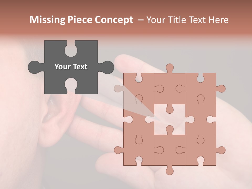 Using Closeup Perception PowerPoint Template