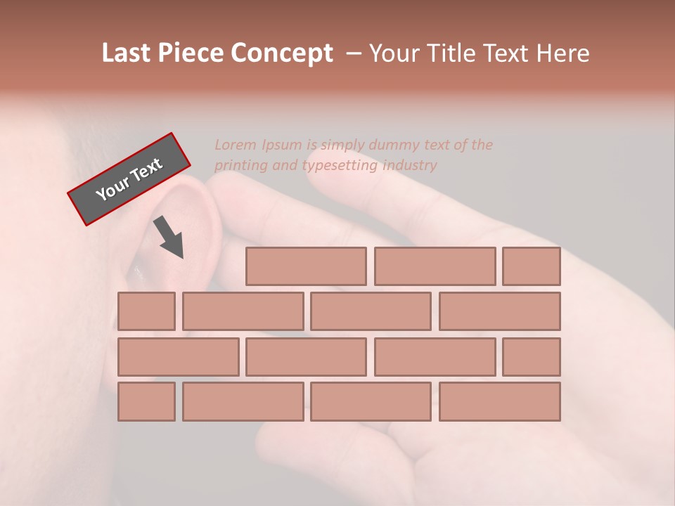 Using Closeup Perception PowerPoint Template
