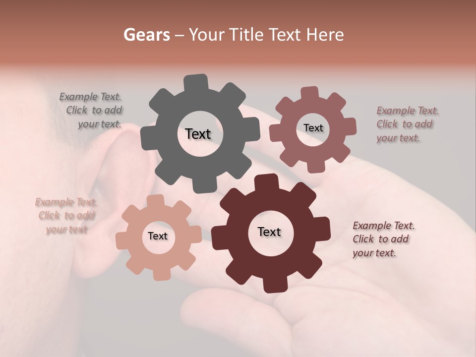 Using Closeup Perception PowerPoint Template