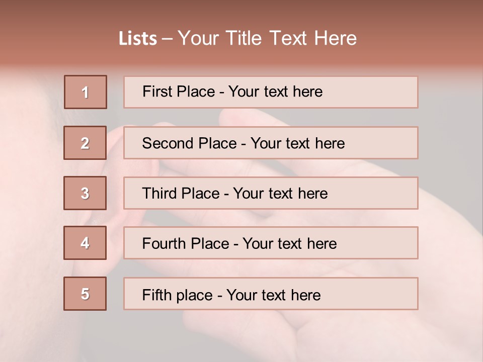Using Closeup Perception PowerPoint Template