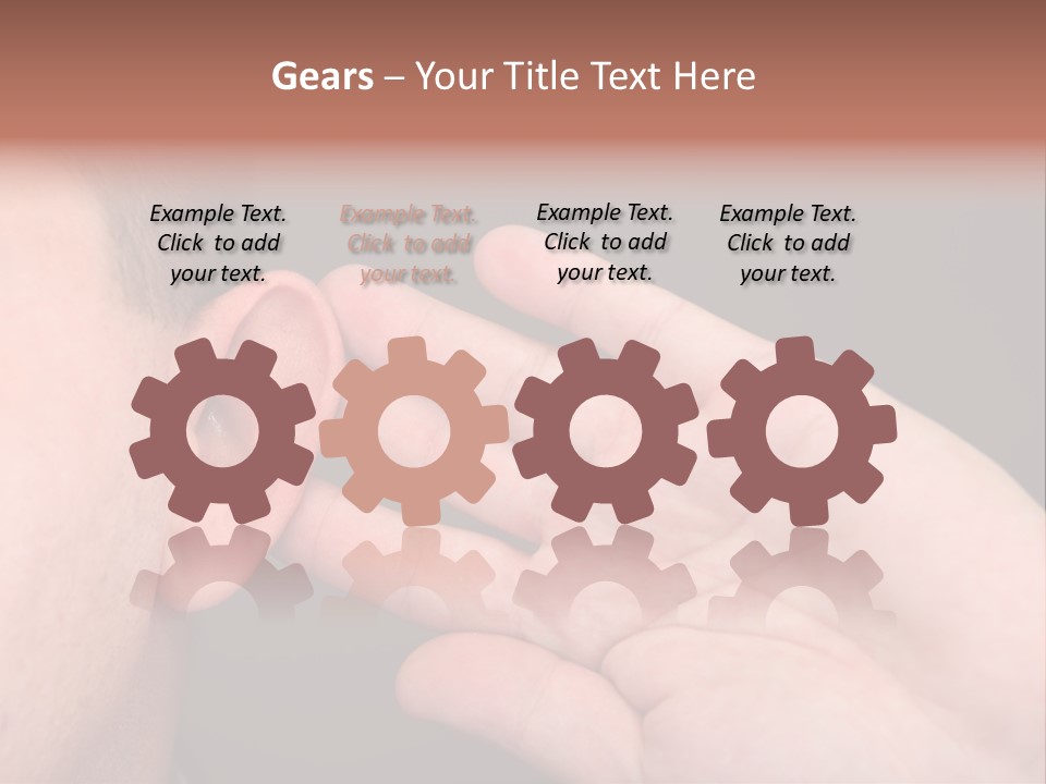 Using Closeup Perception PowerPoint Template