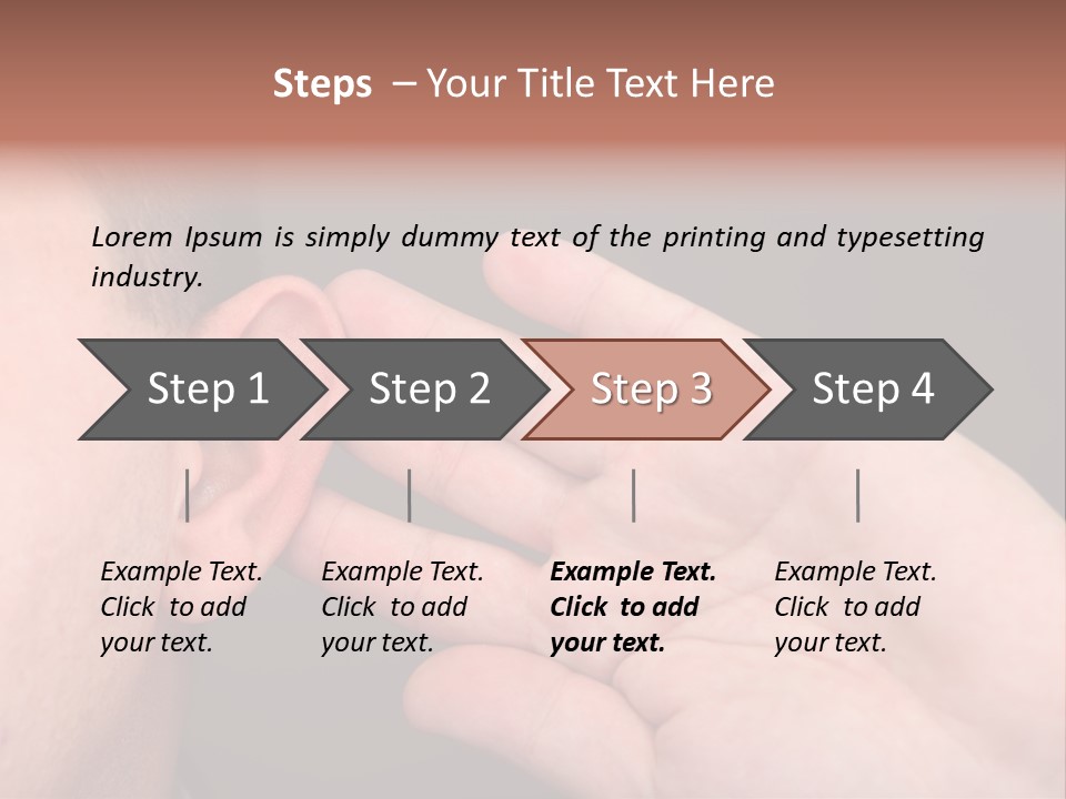 Using Closeup Perception PowerPoint Template
