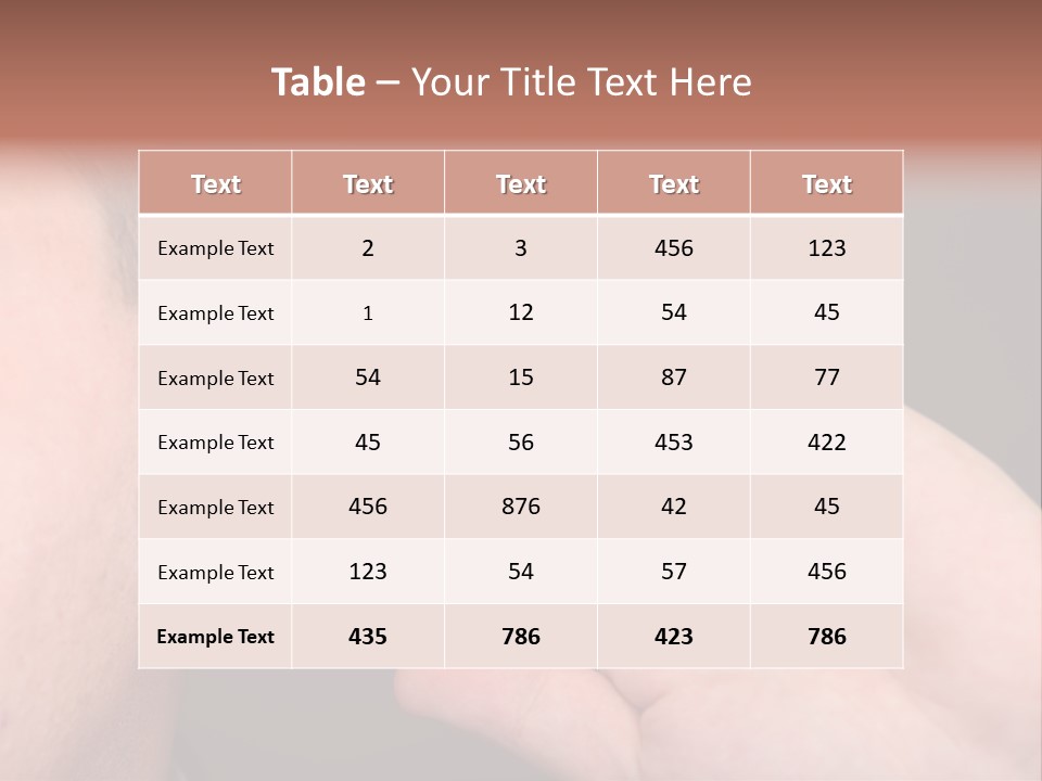 Using Closeup Perception PowerPoint Template