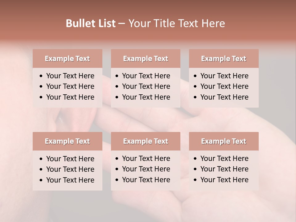 Using Closeup Perception PowerPoint Template