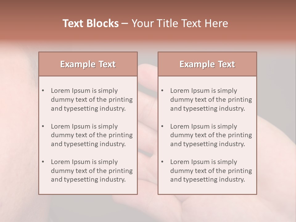 Using Closeup Perception PowerPoint Template
