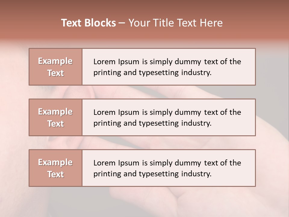 Using Closeup Perception PowerPoint Template