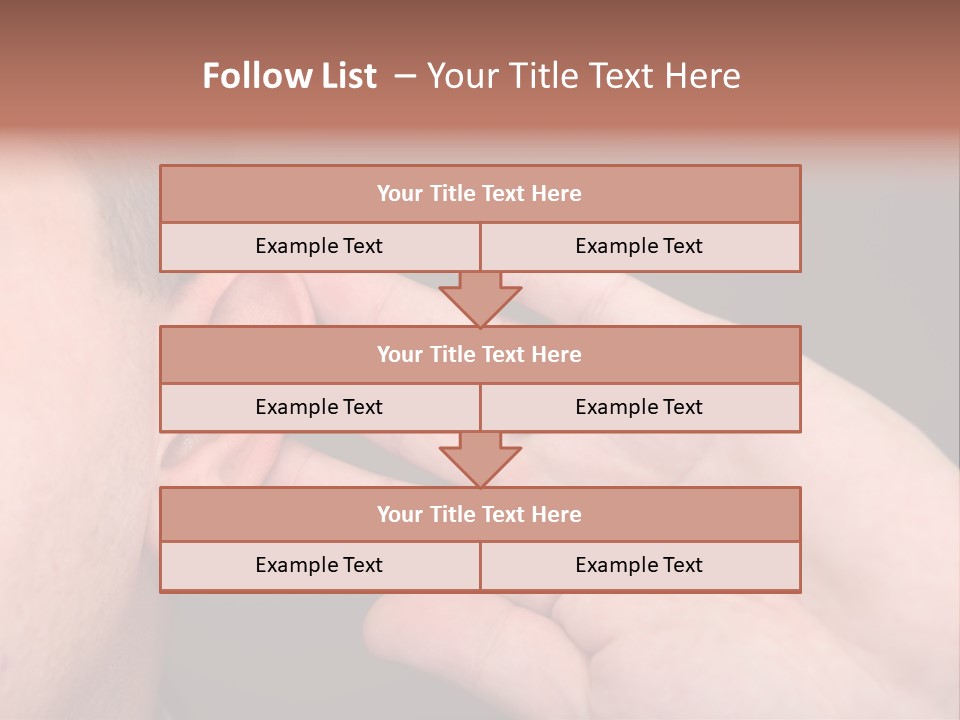 Using Closeup Perception PowerPoint Template