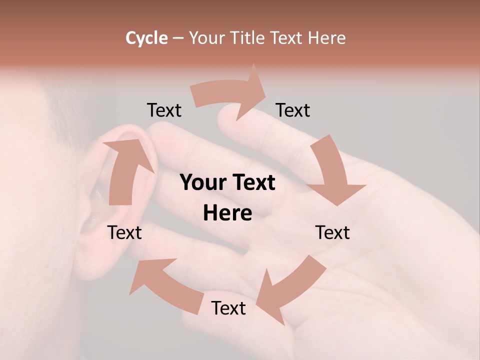 Using Closeup Perception PowerPoint Template
