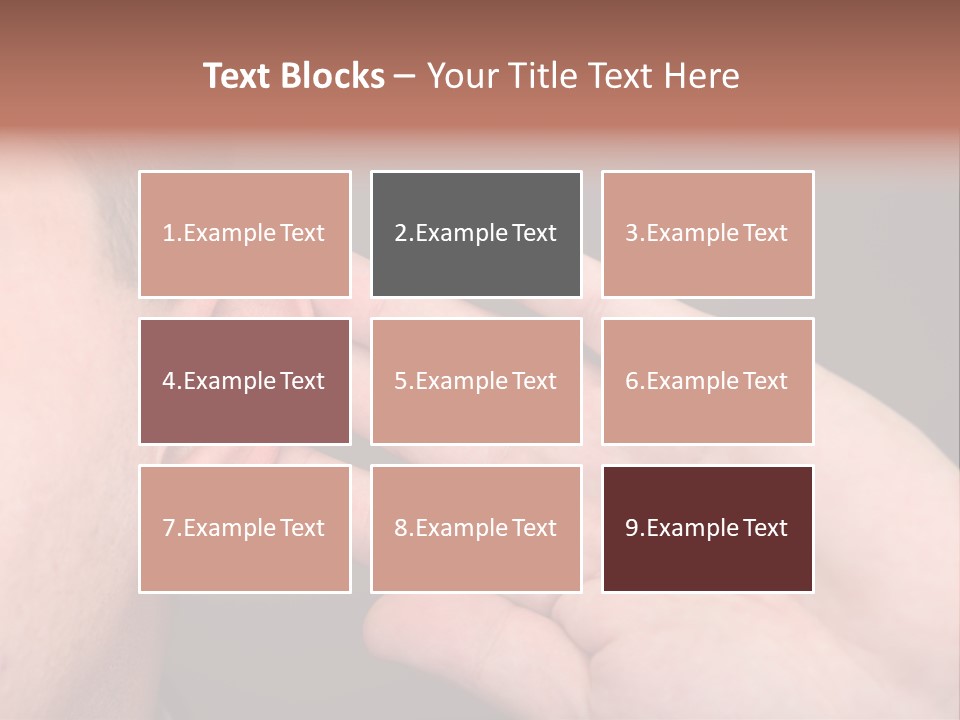 Using Closeup Perception PowerPoint Template