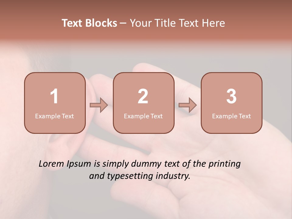 Using Closeup Perception PowerPoint Template