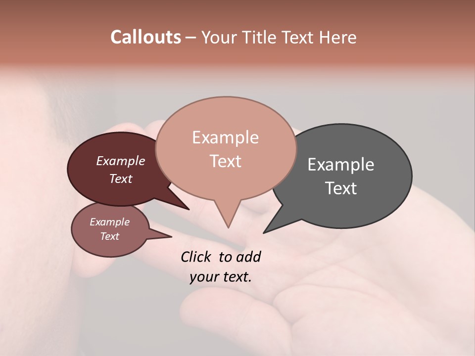 Using Closeup Perception PowerPoint Template