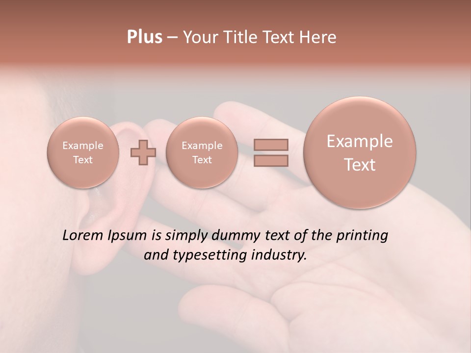 Using Closeup Perception PowerPoint Template