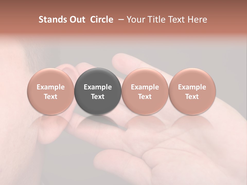 Using Closeup Perception PowerPoint Template