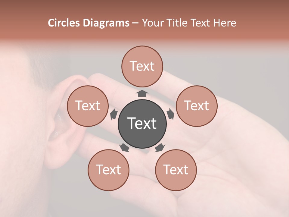 Using Closeup Perception PowerPoint Template