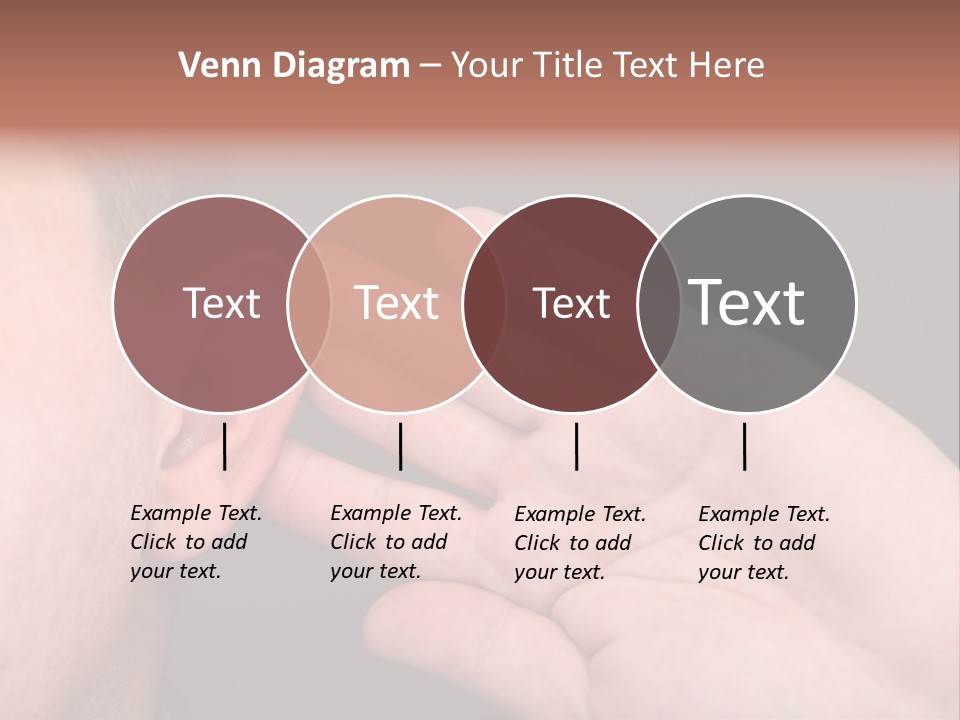 Using Closeup Perception PowerPoint Template