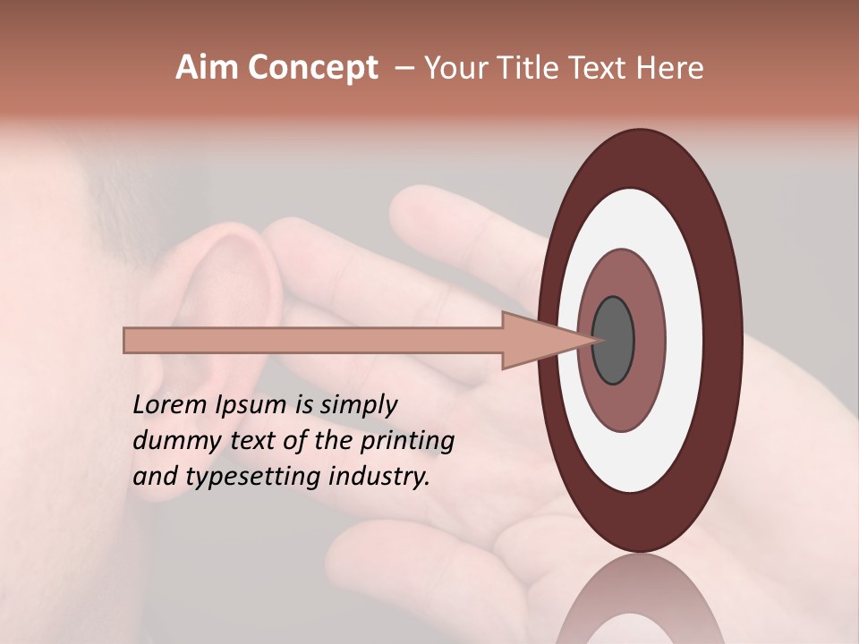 Using Closeup Perception PowerPoint Template