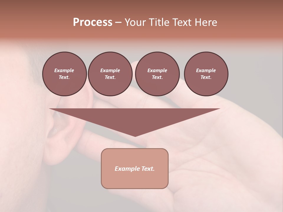 Using Closeup Perception PowerPoint Template
