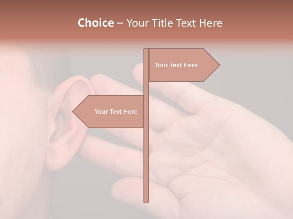 Using Closeup Perception PowerPoint Template