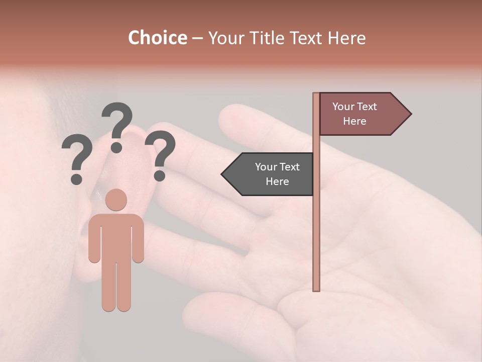 Using Closeup Perception PowerPoint Template