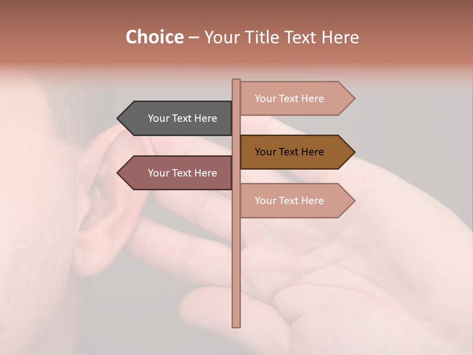 Using Closeup Perception PowerPoint Template