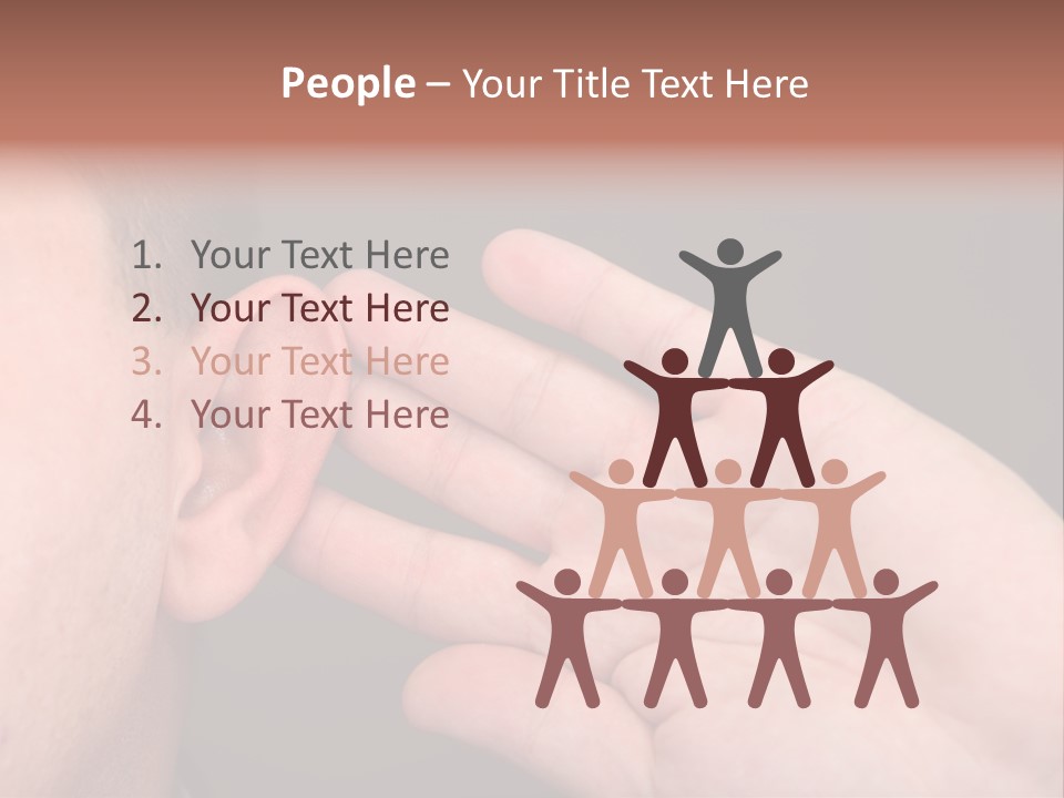 Using Closeup Perception PowerPoint Template