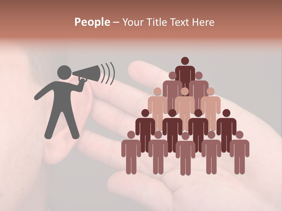 Using Closeup Perception PowerPoint Template