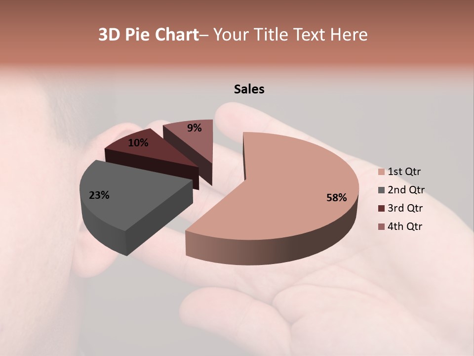 Using Closeup Perception PowerPoint Template