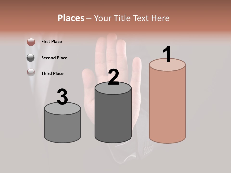 Suit Space Gesture PowerPoint Template