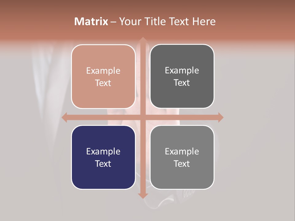 Suit Space Gesture PowerPoint Template