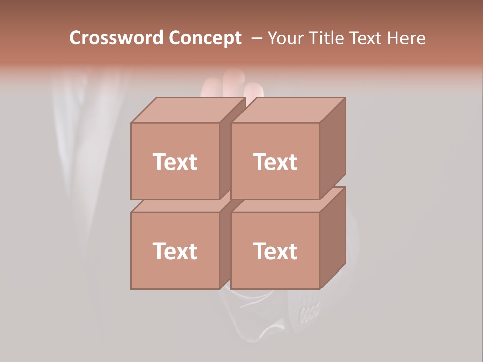 Suit Space Gesture PowerPoint Template