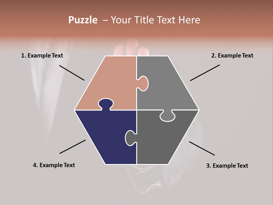 Suit Space Gesture PowerPoint Template