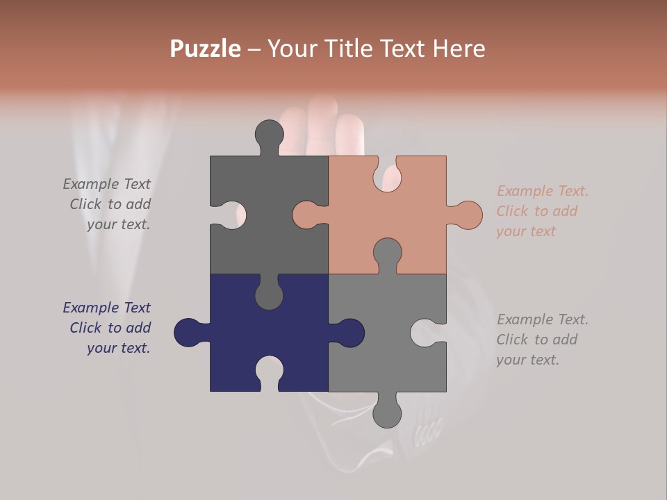 Suit Space Gesture PowerPoint Template