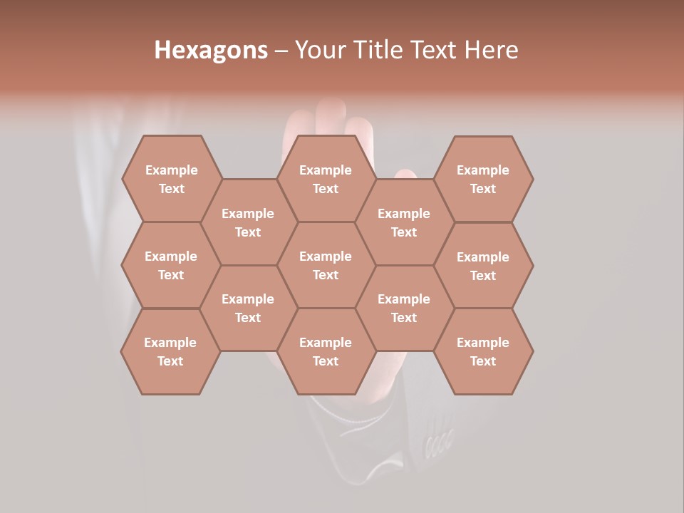 Suit Space Gesture PowerPoint Template
