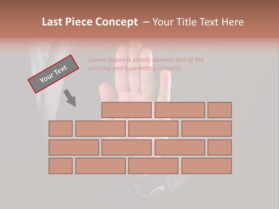 Suit Space Gesture PowerPoint Template