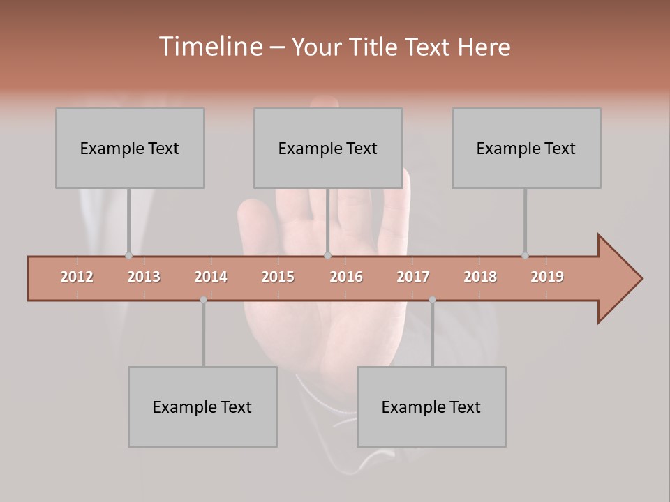 Suit Space Gesture PowerPoint Template