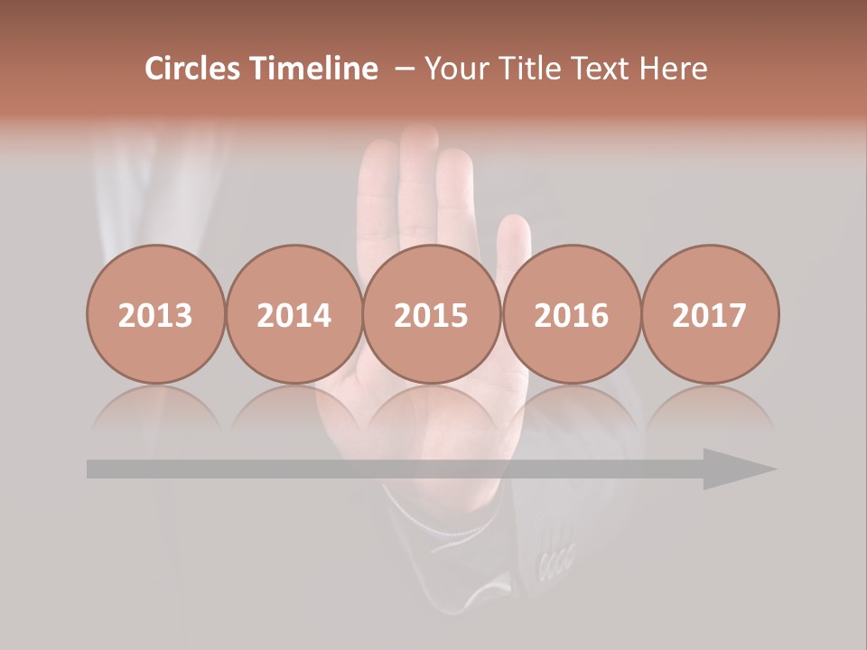 Suit Space Gesture PowerPoint Template