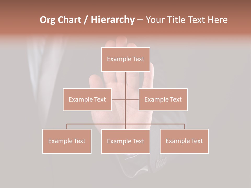 Suit Space Gesture PowerPoint Template