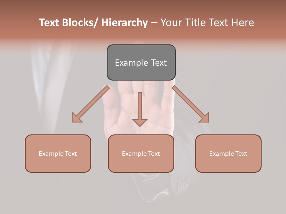 Suit Space Gesture PowerPoint Template