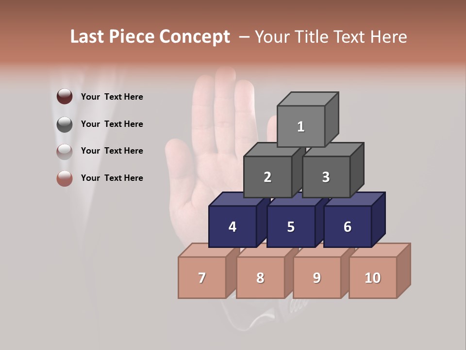 Suit Space Gesture PowerPoint Template