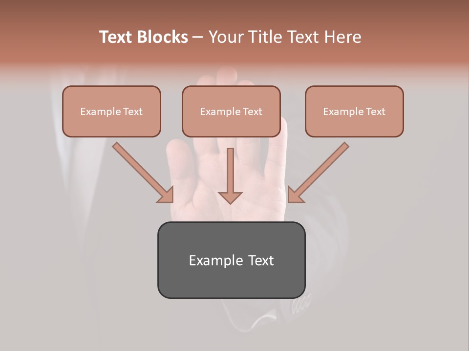 Suit Space Gesture PowerPoint Template