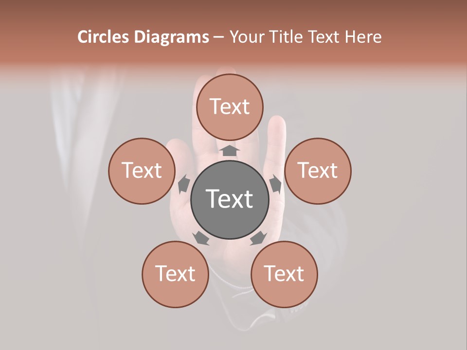 Suit Space Gesture PowerPoint Template