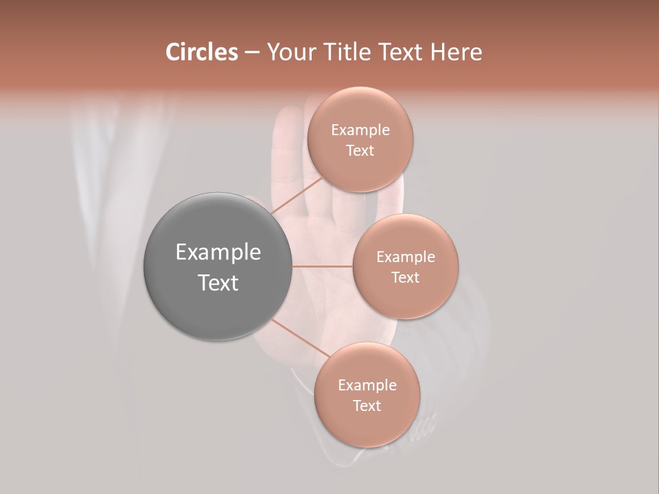 Suit Space Gesture PowerPoint Template