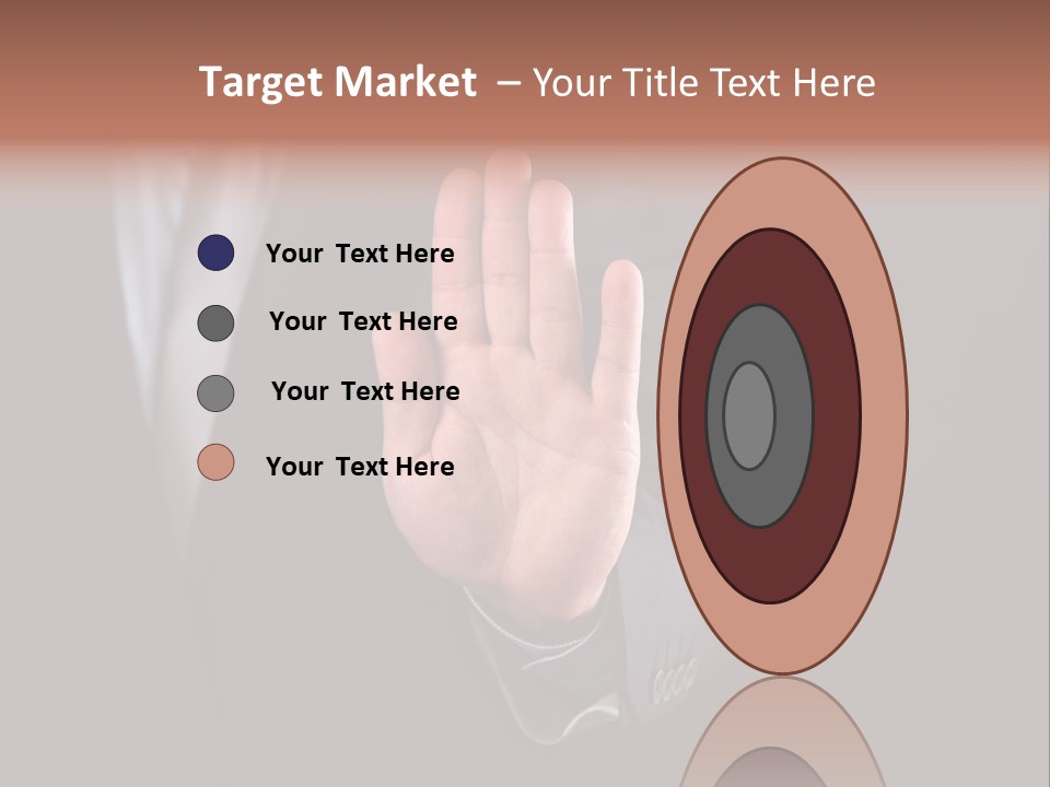 Suit Space Gesture PowerPoint Template